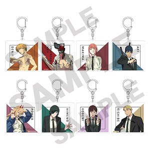 Chainsaw Man Trading Acrylic Key Ring (Set of 8) (Anime Toy)