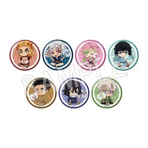 Demon Slayer: Kimetsu no Yaiba Petanko Trading Can Badge Summer Festival Ver. Vol.2 (Set of 7) (Anime Toy)