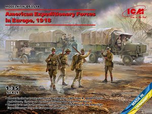 アメリカ外征軍(AEF)セット ヨーロッパ 1918年 (プラモデル)