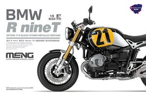BMW R nine T Option 719 Black Storm Metallic Vintage (Pre-Colored Edition) (Model Car)