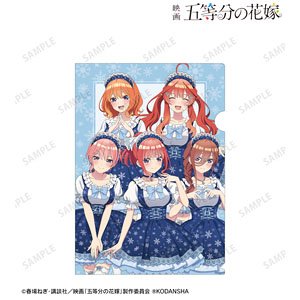 映画『五等分の花嫁』 描き下ろしイラスト 集合 スノーメイドver. クリアファイル (キャラクターグッズ)