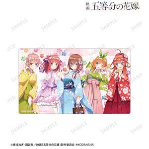 [The Quintessential Quintuplets Movie] [Especially Illustrated] Assembly Cherry Blossom Japanese Clothing Ver. Play Mat (Card Supplies)