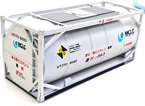 16番(HO) 私有タンクコンテナ UT17C 酸化エチレン TypeC ペーパーキット (組み立てキット) (鉄道模型)