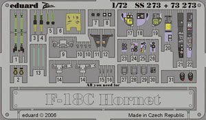 F/A-18C ズームエッチングパーツ (ハセガワ用) (プラモデル)