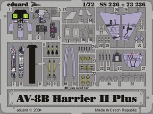 AV-8B プラス エッチングパーツ (ハセガワ用) (プラモデル)