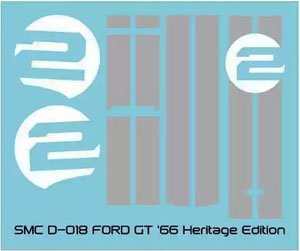 フォード GT `66 ヘリテージ エディション デカール for T