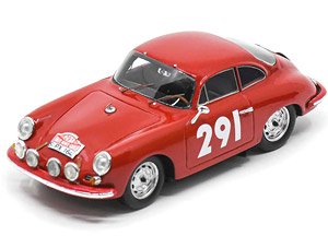 Porsche 356B T6 Carrera 2 GT No.291 Rally Monte Carlo 1963 H-J.Walter - E.Stock (ミニカー)