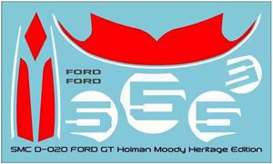 フォード GT ホルマン・ムーディ ヘリテージ エディション デカール for T