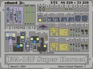 F/A-18F エッチングパーツ (ハセガワ用) (プラモデル)