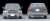 TLV-N282b 日産スカイライン 4ドアHT GTS ツインカム24V (黒/銀) 86年式 (ミニカー) 商品画像3