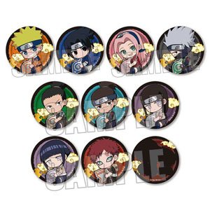 トレーディング缶バッジ NARUTO -ナルト- ぎゅぎゅっと (10個セット) (キャラクターグッズ)