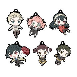 Spy x Family Trading Rubber Strap Okkochi Vol.2 (Set of 6) (Anime Toy)