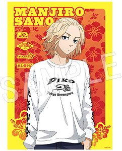 TV Animation [Tokyo Revengers] Piko A3 Clear Poster Manjiro Sano (Anime Toy)