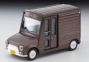 TLV-N283a Daihatsu Mira Walkthrough Van Custom (Brown) (Diecast Car)