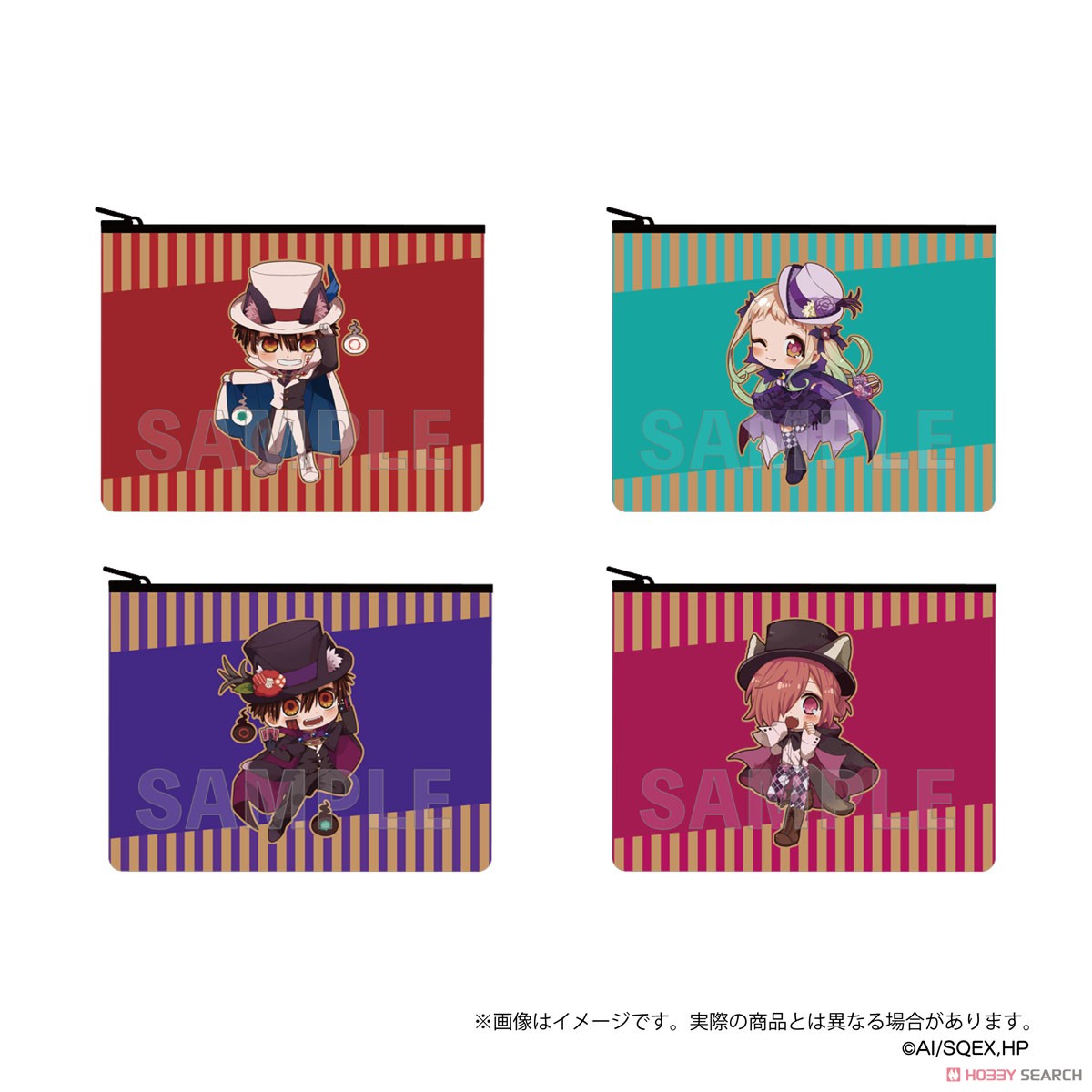 地縛少年花子くん フラットポーチ ぷち怪盗 ver. つかさ (キャラクターグッズ) その他の画像1
