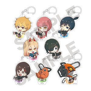 Chainsaw Man Trading Acrylic Key Ring Hakosupo (Set of 8) (Anime Toy)