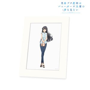 青春ブタ野郎はバニーガール先輩の夢を見ない 描き下ろしイラスト 桜島麻衣 キャラファインマット (キャラクターグッズ)