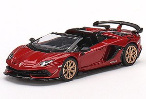 ランボルギーニ アヴェンタドール SVJ ロードスター Rosso Efesto (レッド) (左ハンドル) (ミニカー)