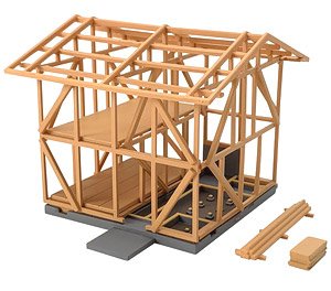 建物コレクション 071-3 建築中の建物A3 (鉄道模型)