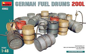 German Fuel Drums 200L (Plastic model)