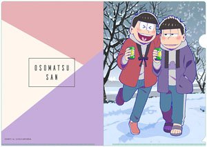 Osomatsu-san [Especially Illustrated] Osomatsu & Ichimatsu (Winter) A4 Clear File (Anime Toy)