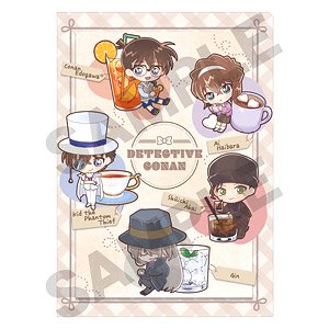 名探偵コナン シングルクリアファイル ブラウン きゃらペコドリンクVer (キャラクターグッズ)