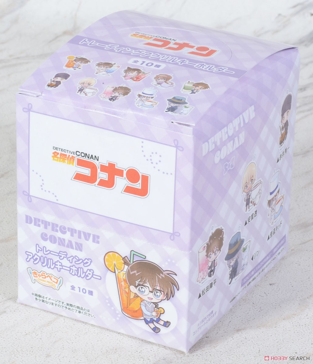名探偵コナン トレーディングアクリルキーホルダー きゃらペコドリンクVer (10個セット) (キャラクターグッズ) パッケージ1