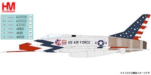 F-100 スーパーセイバー `スカイブレイザーズ 1960 デカール付属版` (完成品飛行機)