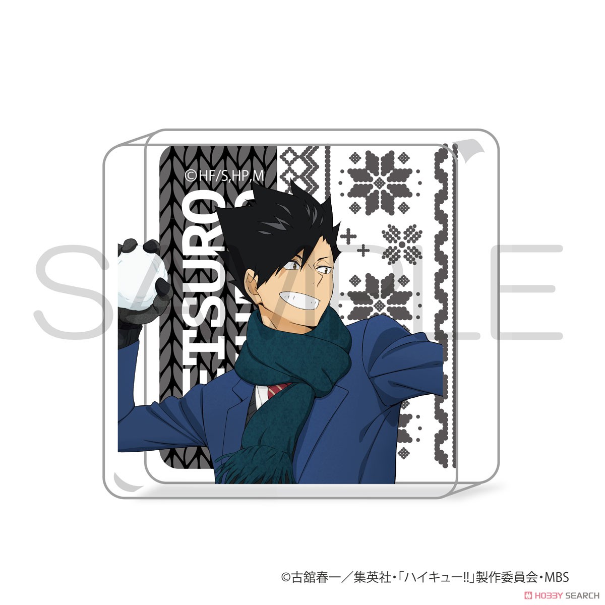 ハイキュー!! miniアクリルブロック 雪あそびver. 黒尾鉄朗 (キャラクターグッズ) 商品画像1
