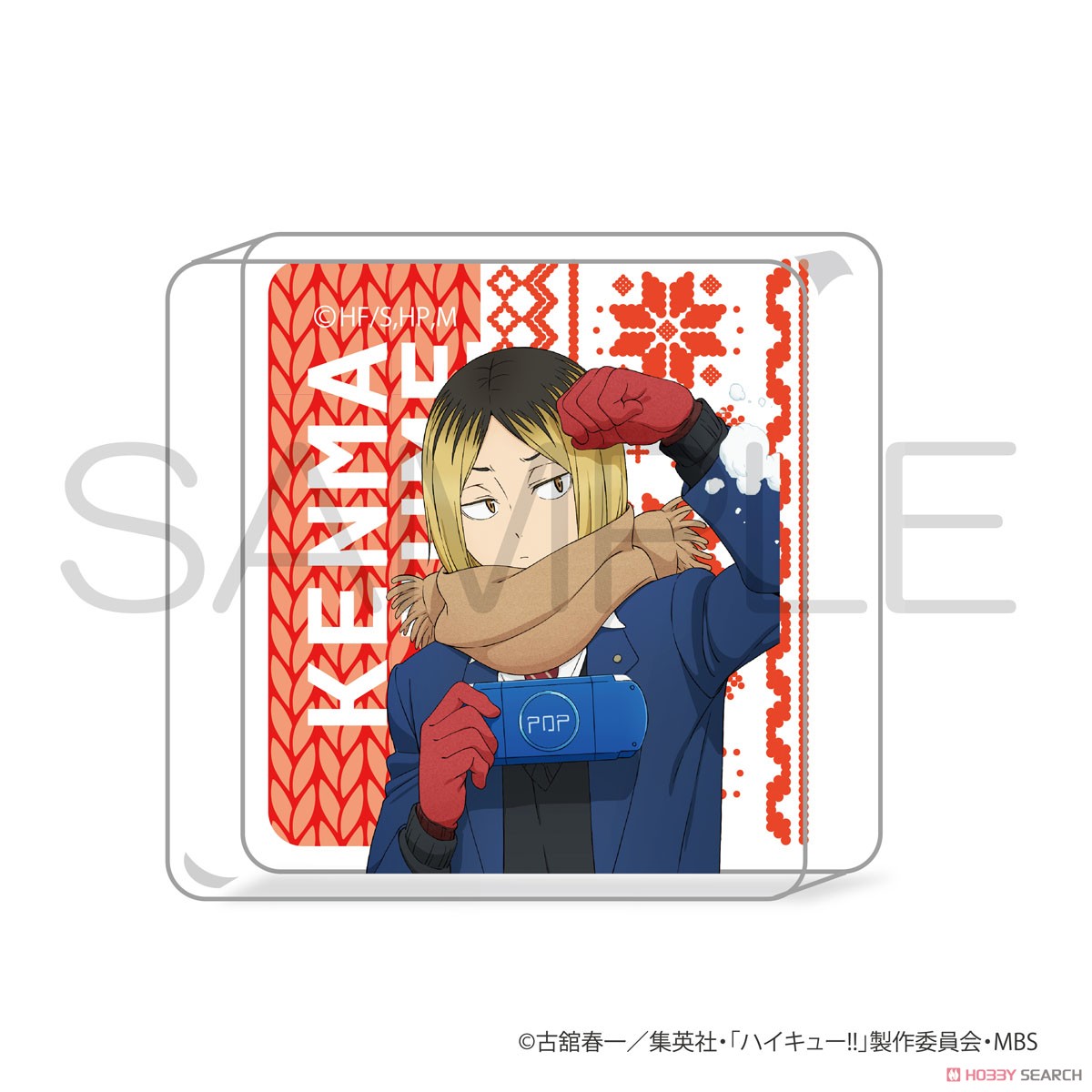 ハイキュー!! miniアクリルブロック 雪あそびver. 孤爪研磨 (キャラクターグッズ) 商品画像1