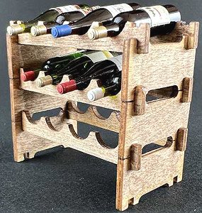 1/12 Wine Rack (Craft Kit) (Fashion Doll)