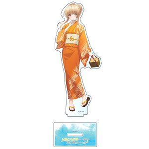 The Angel Next Door Spoils Me Rotten [Especially Illustrated] Big Acrylic Stand Mahiru Shiina (Yukata) (Anime Toy)