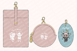 SPY×FAMILY ゆるスタmini リングマルチケース(C アーニャ＆ベッキー＆ダミアン) (キャラクターグッズ)