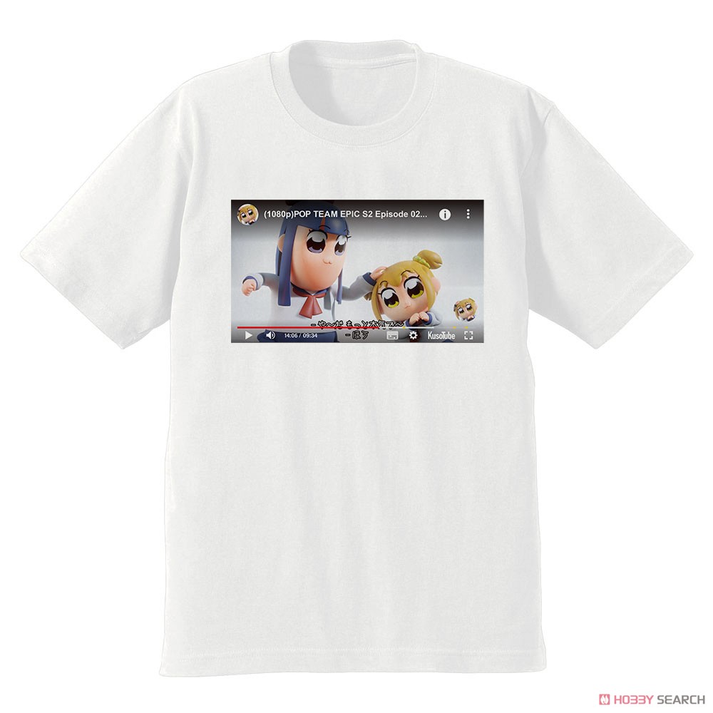 ポプテピピック KusoTubeTシャツ Lサイズ (キャラクターグッズ) 商品画像3