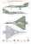 Mirage IVA Strategic Bomber with ASMP Missile (Plastic model) Color3