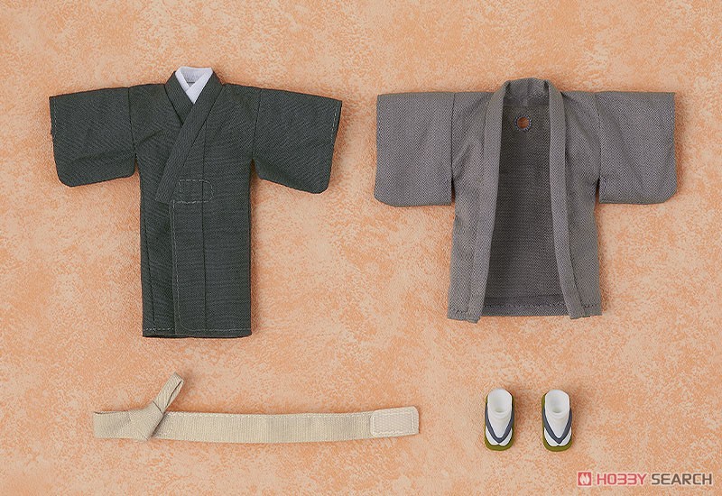 ねんどろいどどーる おようふくセット 着物 Boy (グレー) (フィギュア) 商品画像1