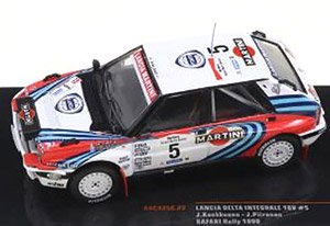 ランチア デルタ インテグラーレ 16V 1990年サファリラリー #5 J.Kankkunen/J.Piironen (ミニカー)