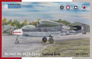 Heinkel He162A Spatz `Captured Birds` (Plastic model)