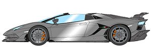 Lamborghini Aventador SVJ Roadster 2019 (Nireo wheel) グリジオタイタン (ミニカー)