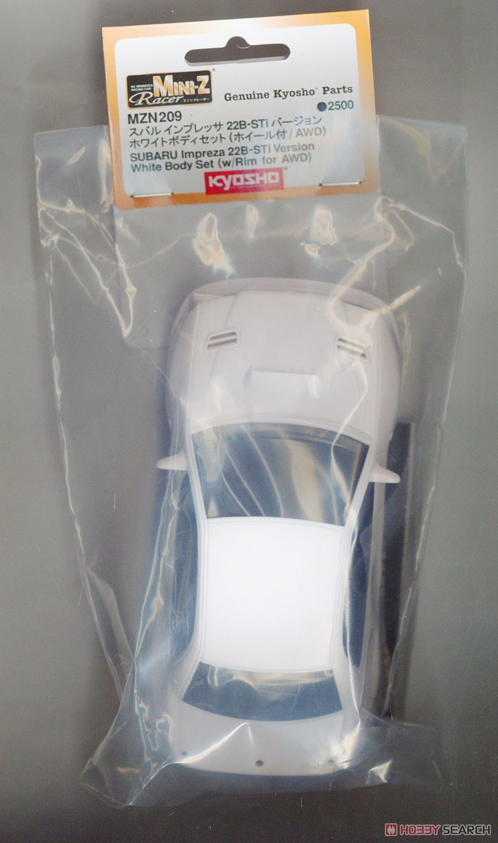 Impreza WRX STI 22B White Body Set w/Wheel (RC Model) Package1