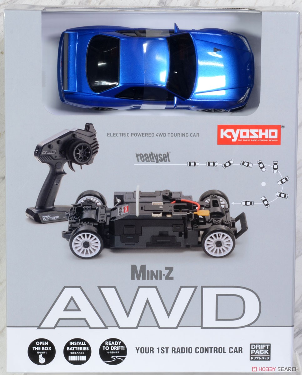 MA-020 レディセット スカイライン GT-R R34 メタリックブルー (ラジコン) パッケージ1