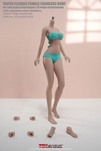 Super Flexible Female Seamless Body Suntan/Large Breasts Ankle Split S51B (Fashion Doll)