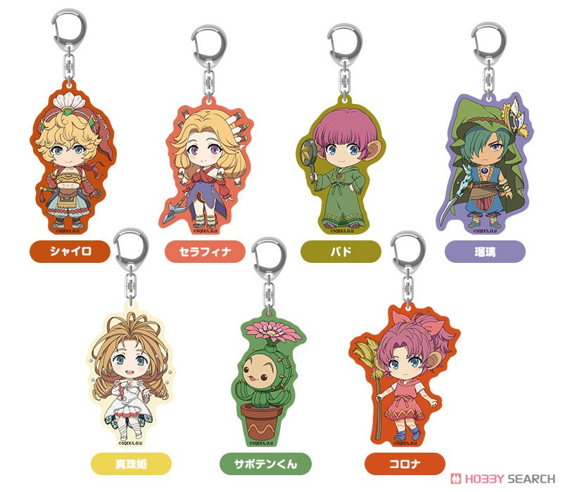 Legend of Mana: The Teardrop Crystal Nendoroid Plus Acrylic Key Chain Shiloh (Anime Toy) Other picture1