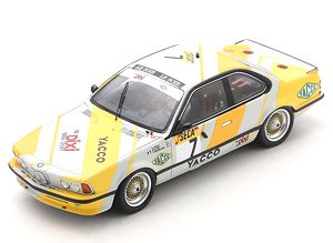 BMW 635 CSi No.7 Dixi Sport 24H Spa 1988 G.Fevrot - B.di Gioia - F.Delavallade (Diecast Car)
