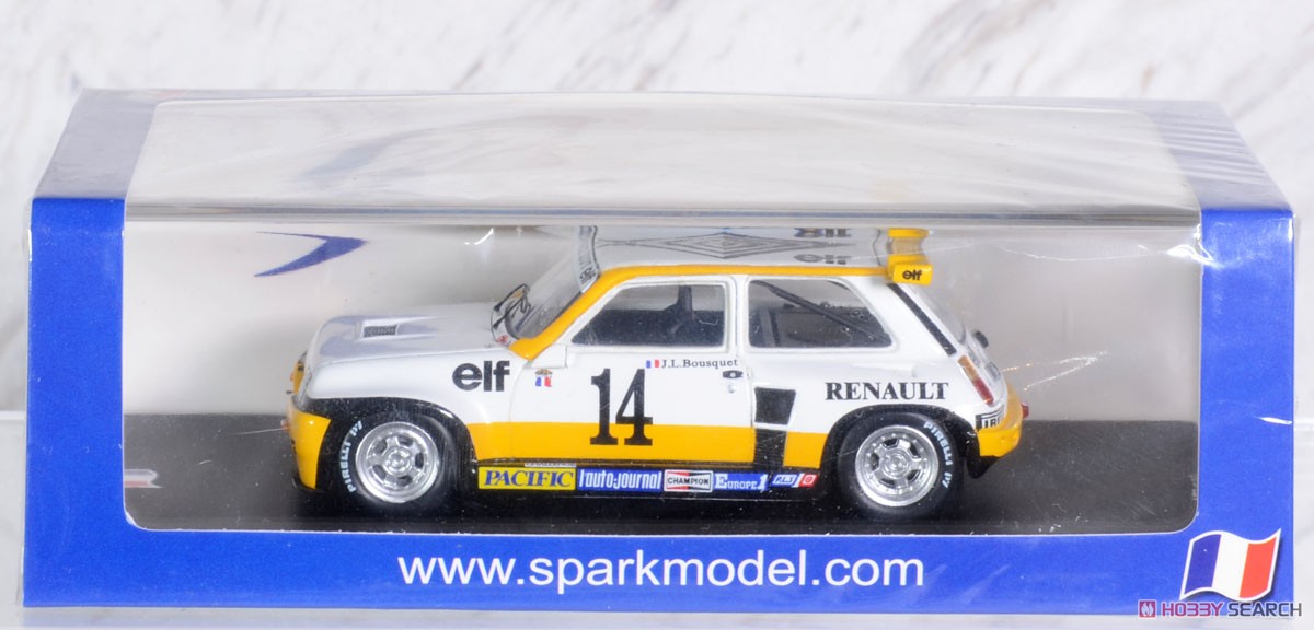 Renault R5 Turbo No.14 Championnat de France Production 1985 Jean-Louis Bousquet (ミニカー) パッケージ1