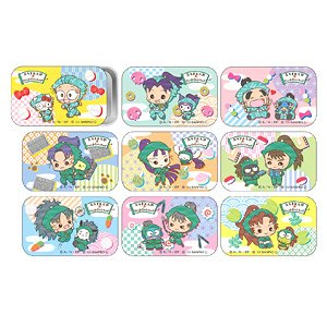 Nintama Rantaro x Sanrio Characters Trading Can Case (Set of 9) (Anime Toy)