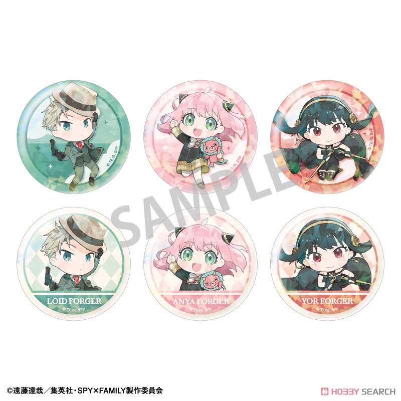 SPY×FAMILY トレーディングホログラム缶バッジ おっこち (6個セット) (キャラクターグッズ) 商品画像7