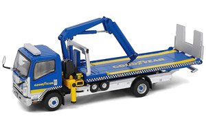 Tiny City Isuzu N Series Flat Bed Trailer Good Year (Diecast Car)