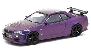 Nissan Skyline GT-R (R34) Z-tune Midnight Purple III (ミニカー)