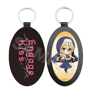 [Engage Kiss] Leather Key Ring 04 Sharon (Anime Toy)